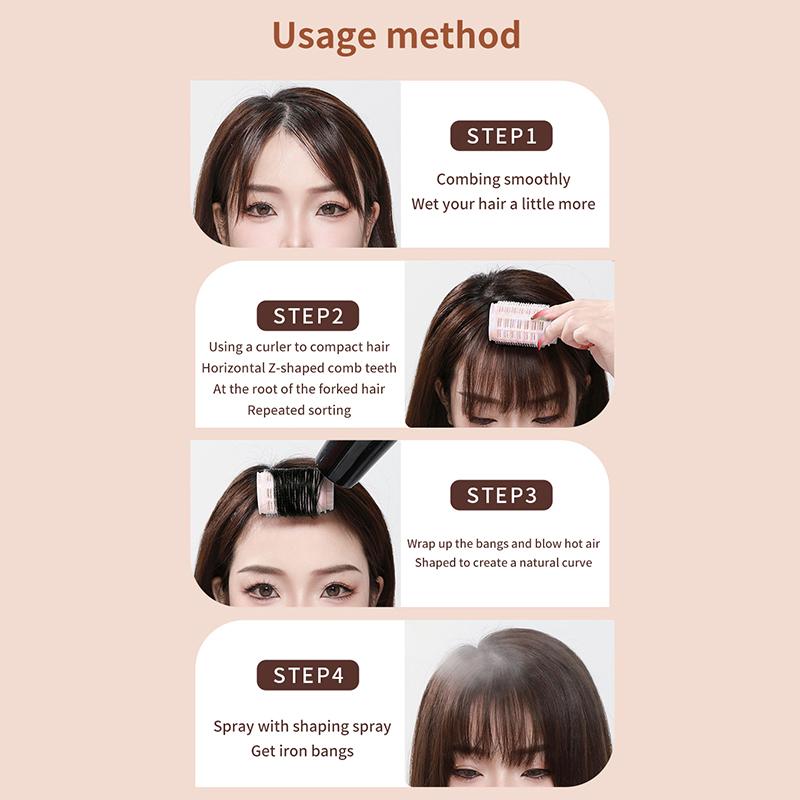Женские бигуди с челкой, инструменты для укладки волос, пластиковые бигуди, двойной парикмахерский инструмент, аксессуары для укладки волос