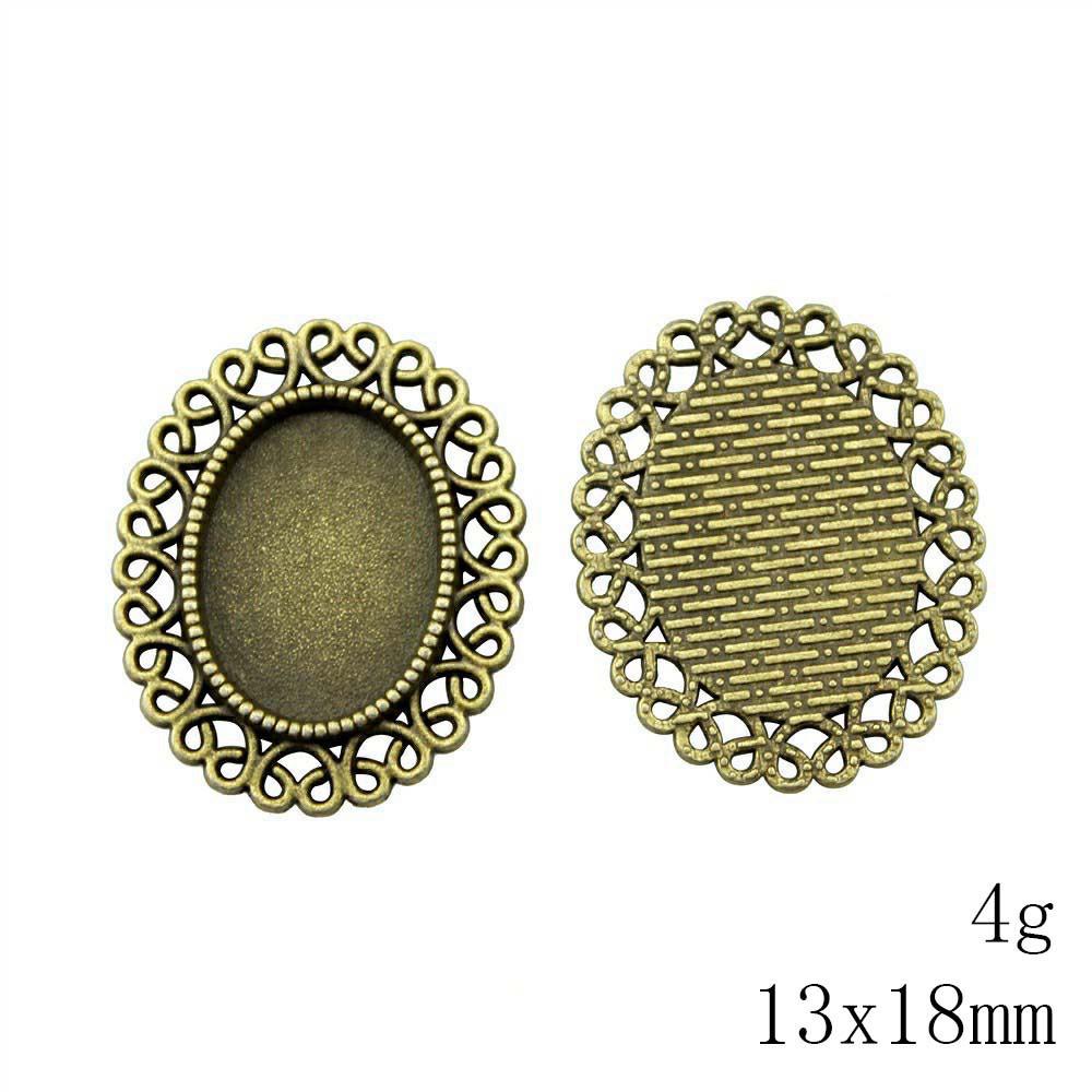 Подарки для женщин Ювелирные изделия и аксессуары Овальный стеклянный кабошон Подставка Поднос для установки Безель Аксессуары Детали DIY Аксессуары