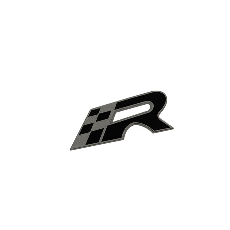gycsn9 Car Front Grille Hood Rear Trunk Sticker R Emblem Badge For Racing Ibiza Leon E-racer Ateca Formentor Alhambra Exeo Altea Ateca
