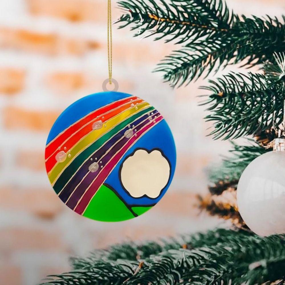 1 шт. Радужный мост, мемориальные ловцы солнца для домашних животных, акриловые украшения, украшения для автомобиля, рождественской елки, серебро и розовое золото