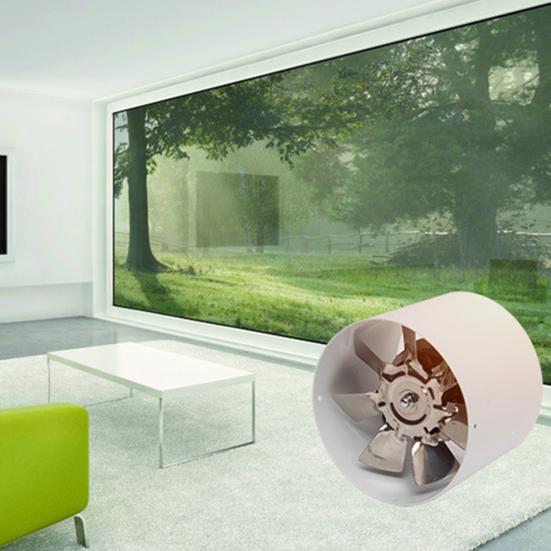 4inch Silent Bathroom Kitchen Inline Wall Mounted Ventilation Extractor Fan