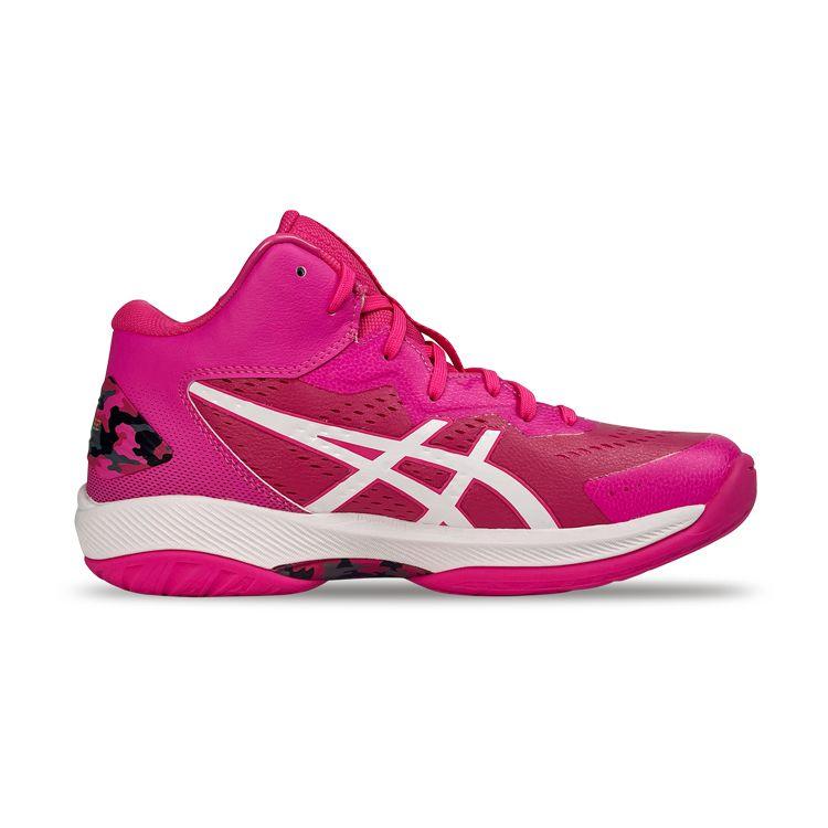 Asics Gel-Hoop V15 Удобные Универсальные Баскетбольные Кроссовки со Средним Верхом Мужские Кроссовки Розовые 1063A085-700