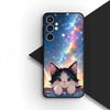 Чехол для Xiaomi Redmi Note 12 11 10 A3 Pro 10A 10C 12C Note12 5G 4G Корпус Чехол для телефона Черный Котёнок Кошачий Глаз Милый Аниме