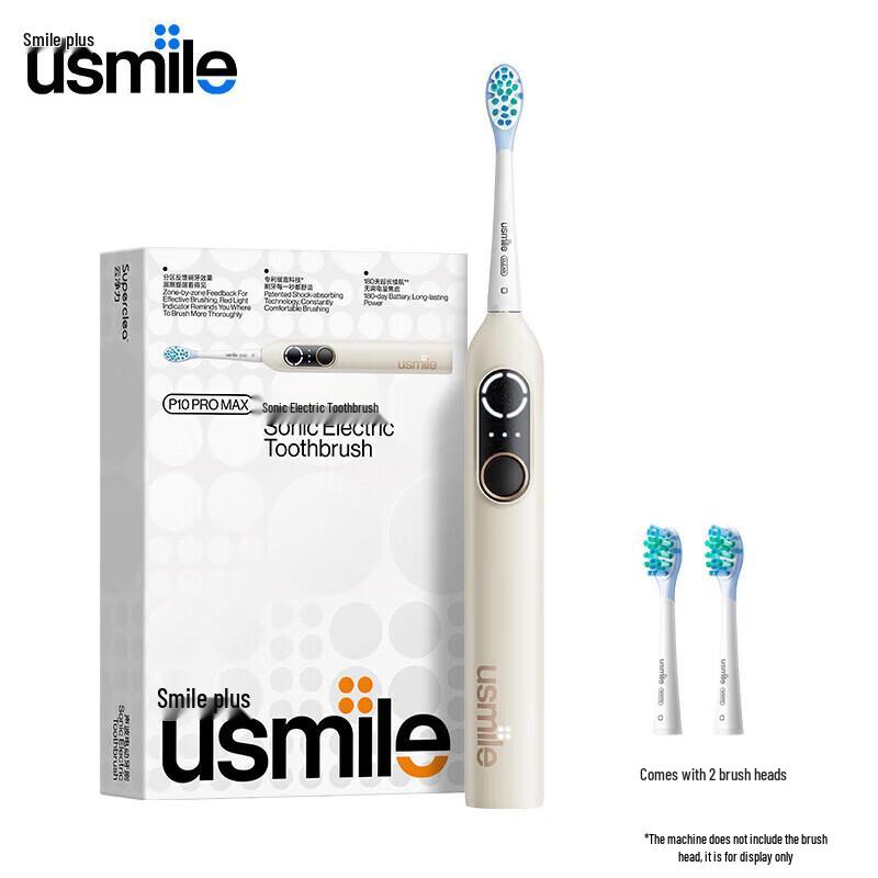 usmile P10 PRO MAX Звуковая электрическая зубная щетка вилка CN (адаптер в комплекте)