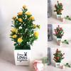 Realistic Artificial Potted Plant Shop Artificial Decorate Flowers Pot