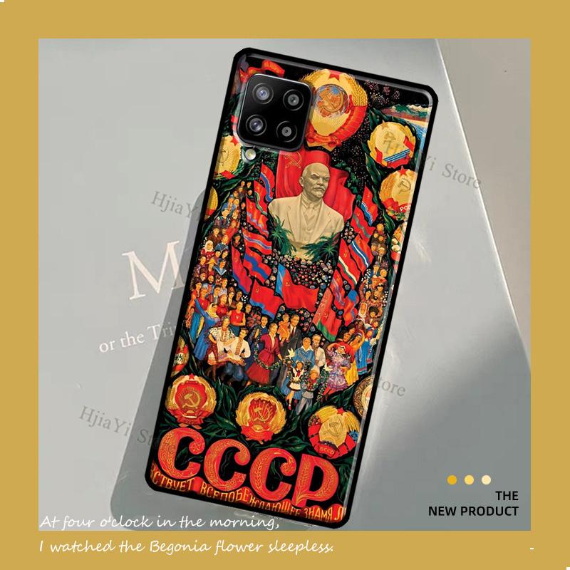 Чехол с изображением флага Советского Союза от lenin для Samsung Galaxy A12 A32 A42 A52 A72 A51 A71 A31 A41 A21S A50 A70 A20S A03S