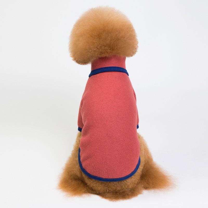 Warm Fleece Dog Sweater High Neck Pet Pullover Small To Large Breeds Winter