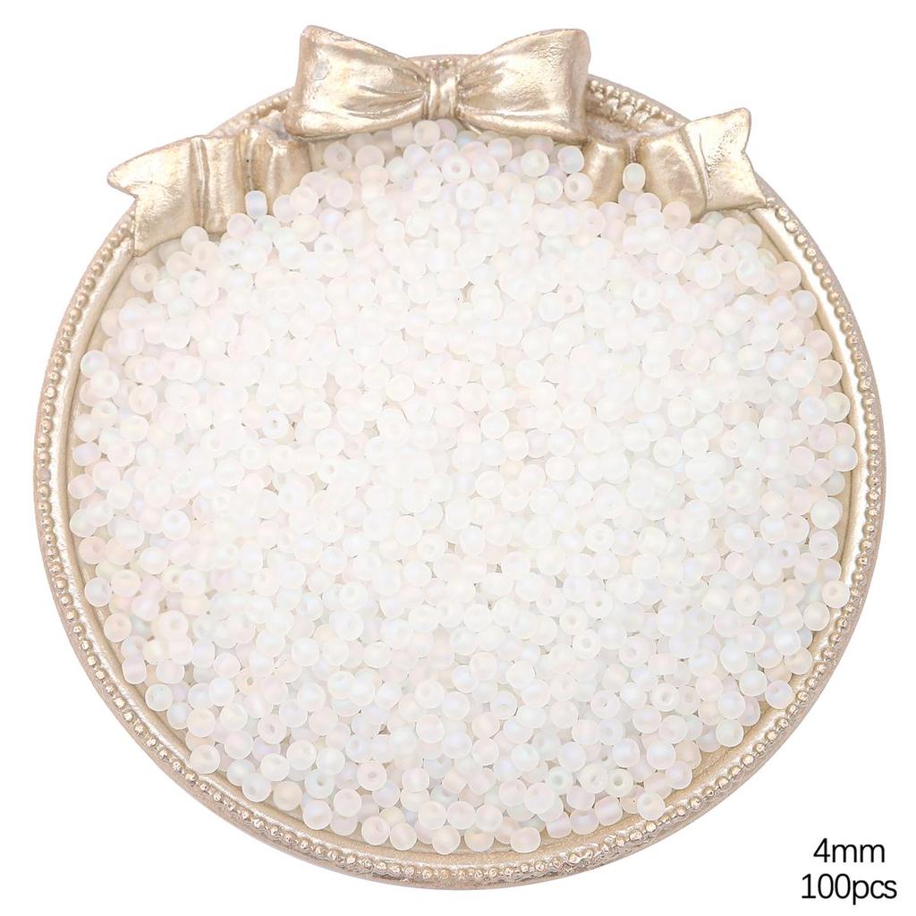 Высококачественные матовые стеклянные бусины-бисер разных цветов для изготовления украшений своими руками