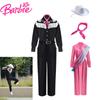 Костюм для косплея по фильму «Барби» 2023 года из ледяной конопляной ткани с полиуретановым материалом