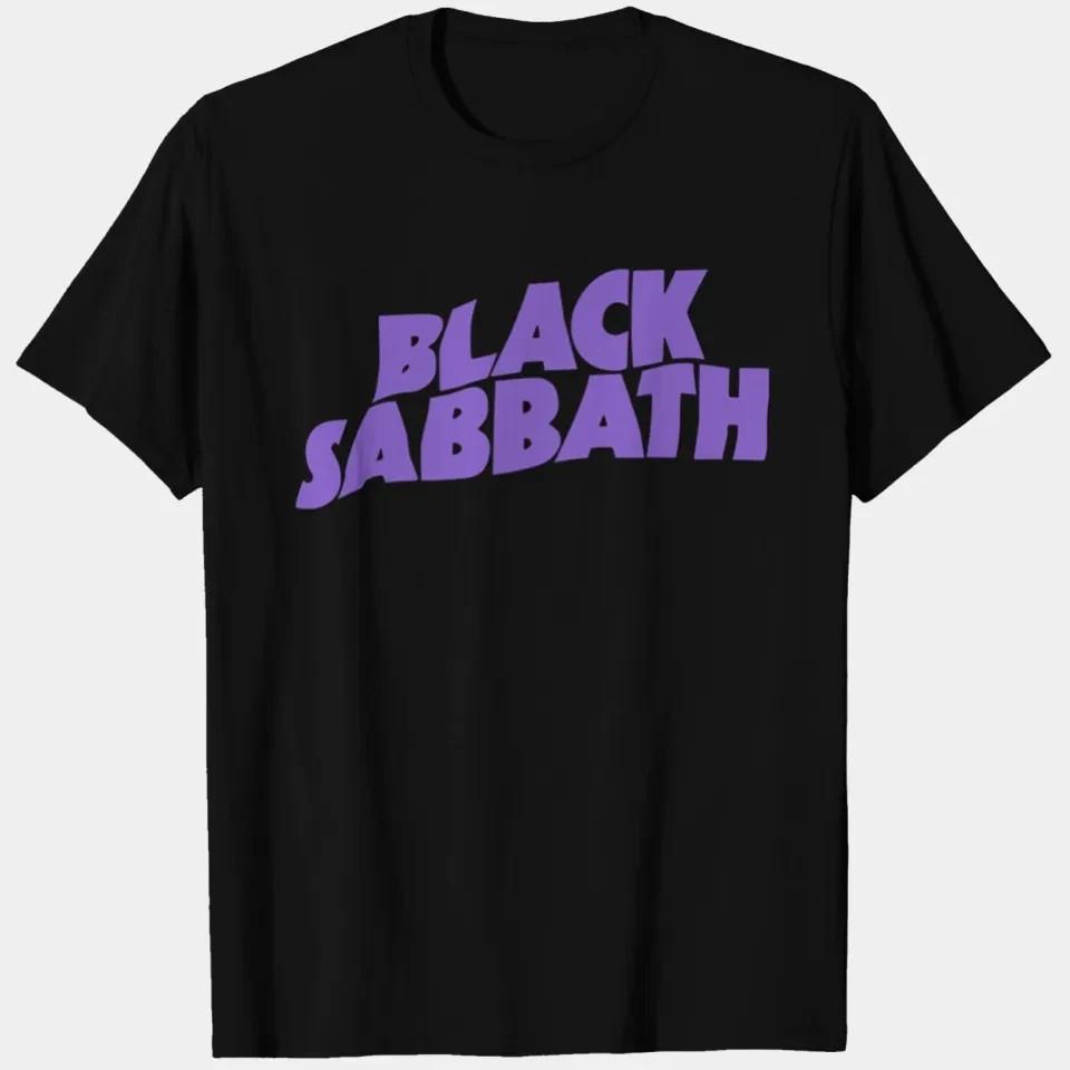 Мужская футболка с логотипом Black Sabbath, футболка в стиле рок-н-ролл, классическая футболка группы, новая черная унисекс футболка