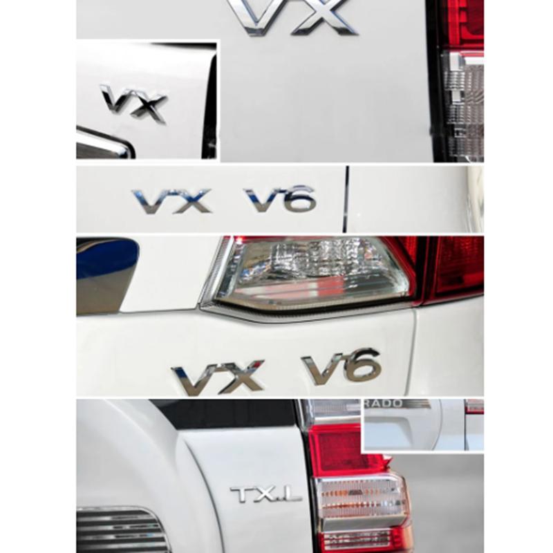 2,5 В V6 V8 VX VXR TXL VXL эмблема для Toyota Reiz Land Cruiser Prado Rav4 Tundra наклейка на крышку багажника смещение автоаксессуары