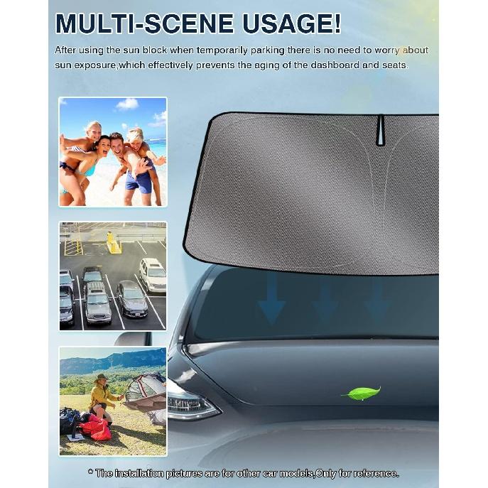 Karltys Sunshade for Lexus NX NX250 NX350 NX350h NX450h+ 2022 2023 2024 Accessories Windshield Sun Shade UPF50+ Foldable Front Window Cover 240T