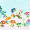 Micro Particle Building Blocks Cartoon Dolls Animal World Marine Animals Land Animals Children's Puzzle Assembly Toys