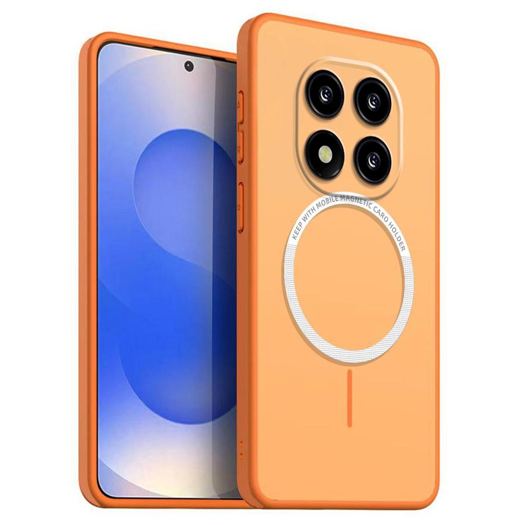 Матовый полупрозрачный магнитный чехол для телефона для Xiaomi Redmi Note 14 Pro+, 14 Pro 5G 4G, POCO X7 5G Мягкий чехол из ТПУ