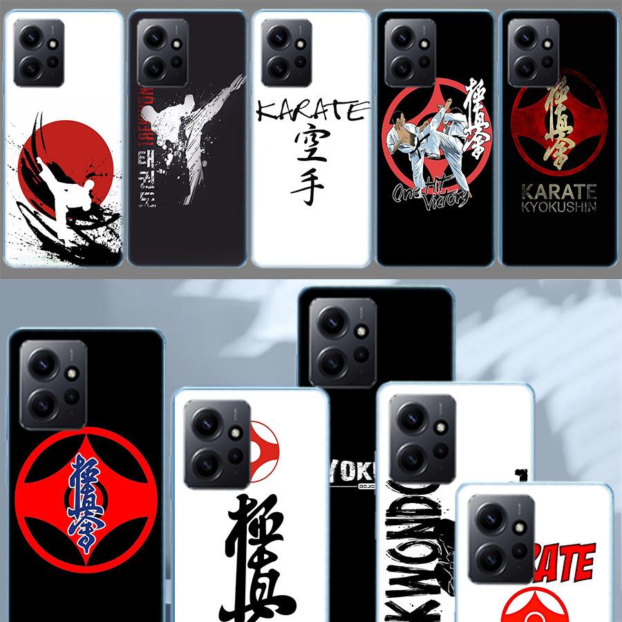 Чехол для телефона Oyama Kyokushin Karate для Redmi Note 14 15 Pro 5G 13 12 Pro Plus 11 11T 11E 11S 10 Pro 10S 9 9S Прозрачный ТПУ