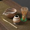 Japanese Coarse Pottery Matcha Tea Ceremony Set