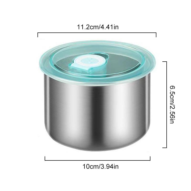 1 шт., герметичный поднос для фруктов для пикника, термостойкая герметичная коробка, круглая, с крышкой, упаковочные коробки для кухни, столовые приборы