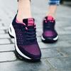Размер 44 женская обувь весна новая шнуровка спереди повседневная спортивная обувь увеличивающая обувь на воздушной подушке танкетка качающиеся туфли женская