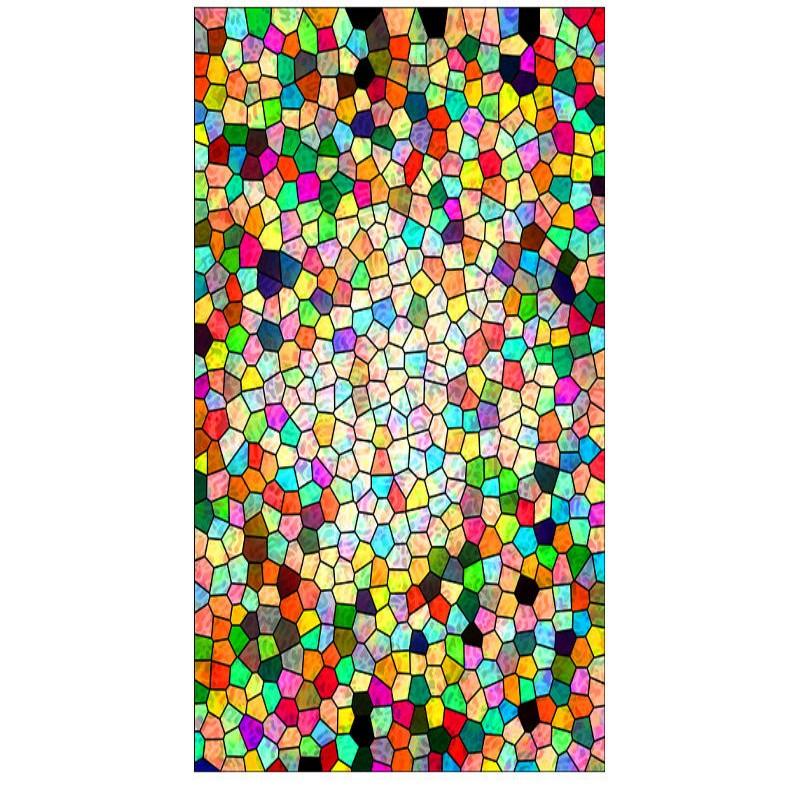 Витражная пленка для окон, непрозрачная матовая защита конфиденциальности, многоразовое съемное покрытие для церковного окна для домашнего декора