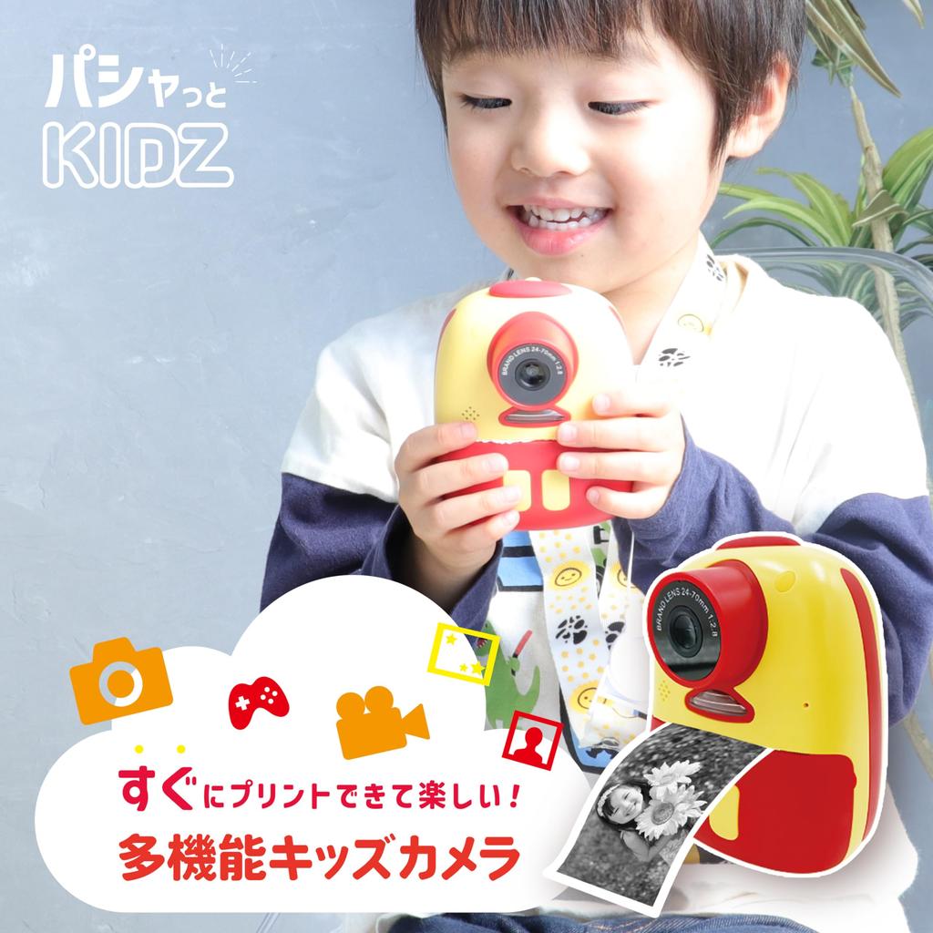 Pashatto KIDS Детская печатающая мгновенная игрушечная камера с кассовым аппаратом 22 МП Карта памяти 8 ГБ Идеальный подарок на день рождения или Рождество Камера, Камера, Рулон,