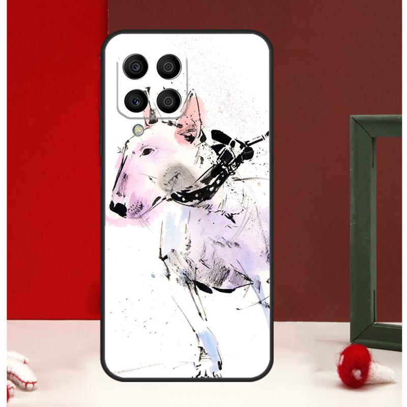 Чехол для собаки Английский Бультерьер для Samsung Galaxy M31 M11 M21 M14 M34 M54 M12 M32 M52 M15 M13 M16 M36 M56 M53 M35 M55