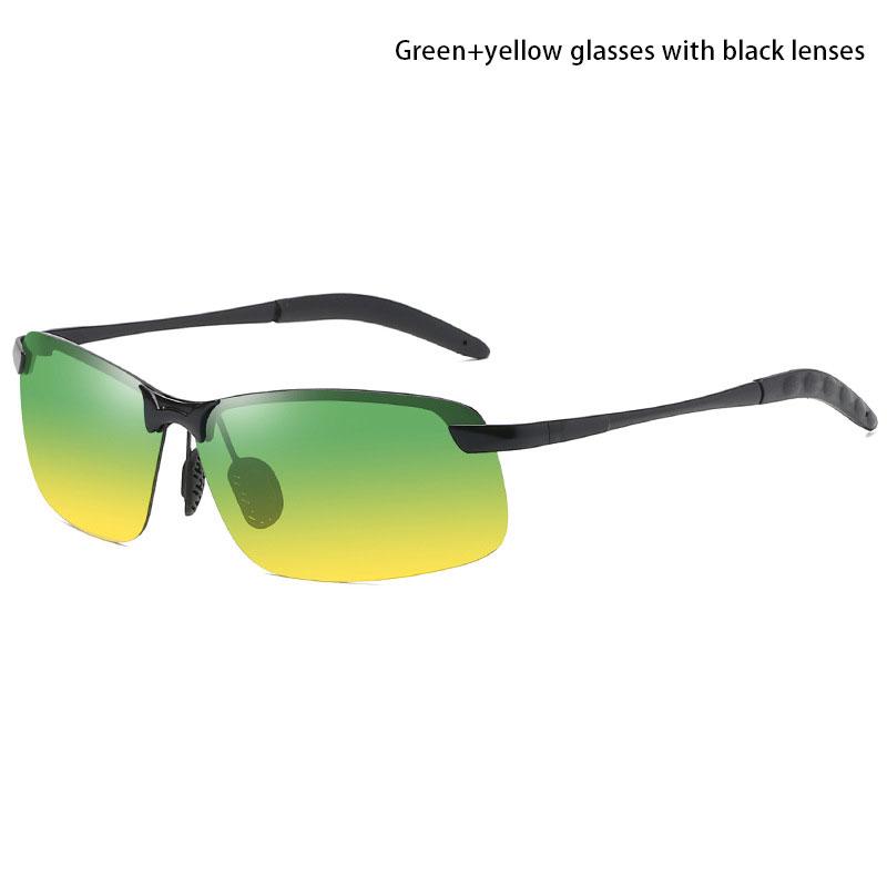 Поляризованные полихромные солнцезащитные очки днем ​​и ночью для вождения на рыбалке с ночным видением
