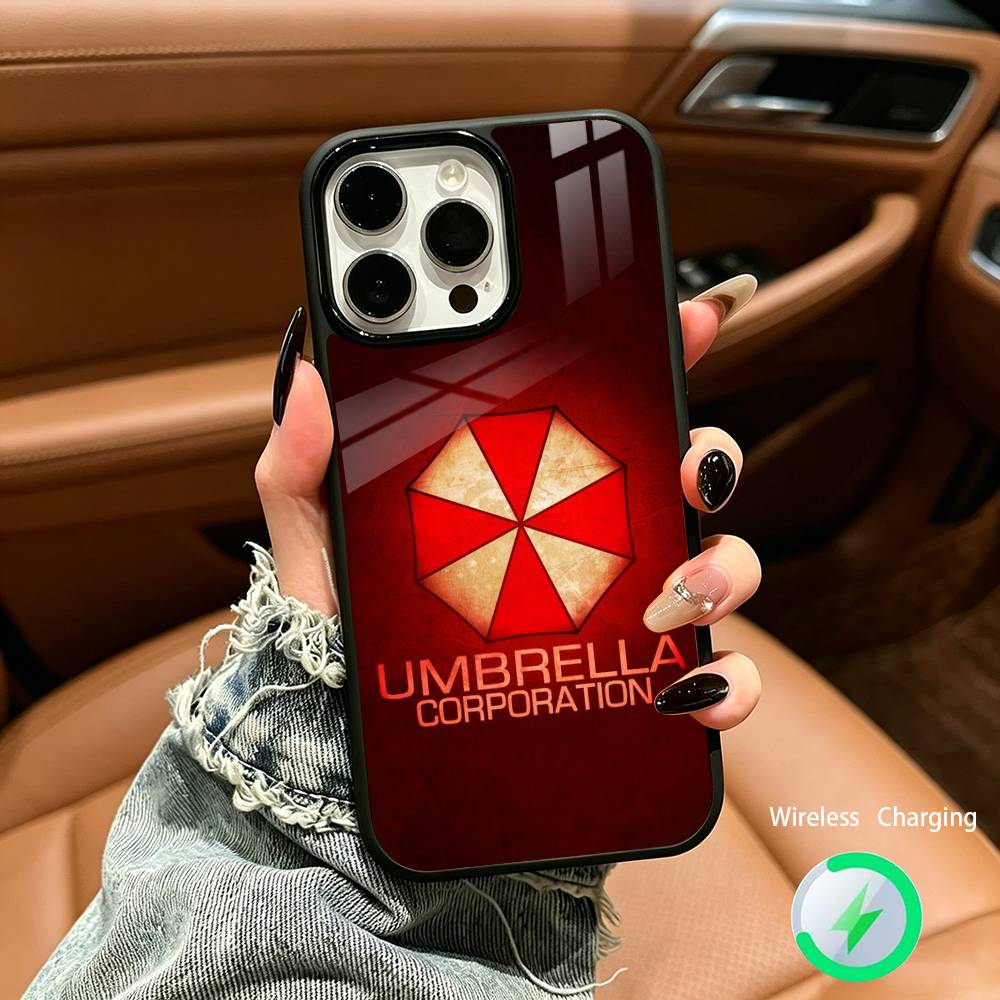 U-Umbrella -Corporation For IPhone17 16 15 14 13 12 11 Plus Pro Max Plus Wireless Charger Phone Case