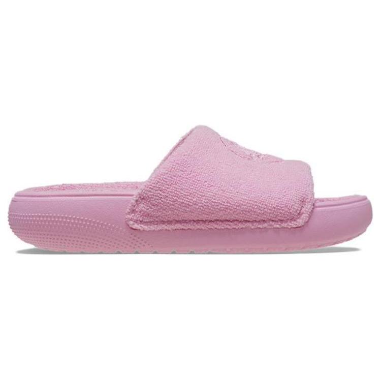 Crocs Классические шлепанцы из махровой ткани 'Розовые' Женские 209962-6WY