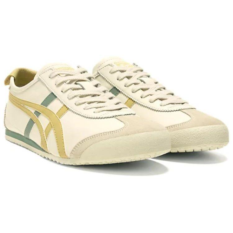 Onitsuka Tiger Mexico 66 Cream Mineral Brown Unisex Low Top Leather Retro Lifestyle Sneakers 1183A201-120