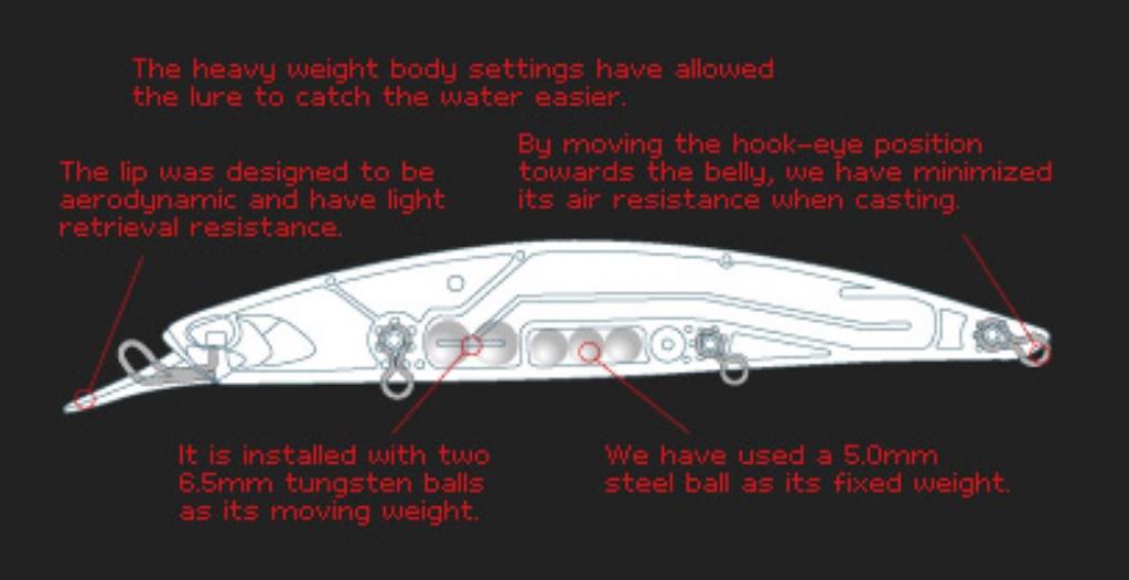 DUO Воблер тонущий Beach Walker 120 MD SNA0534 (3229)
