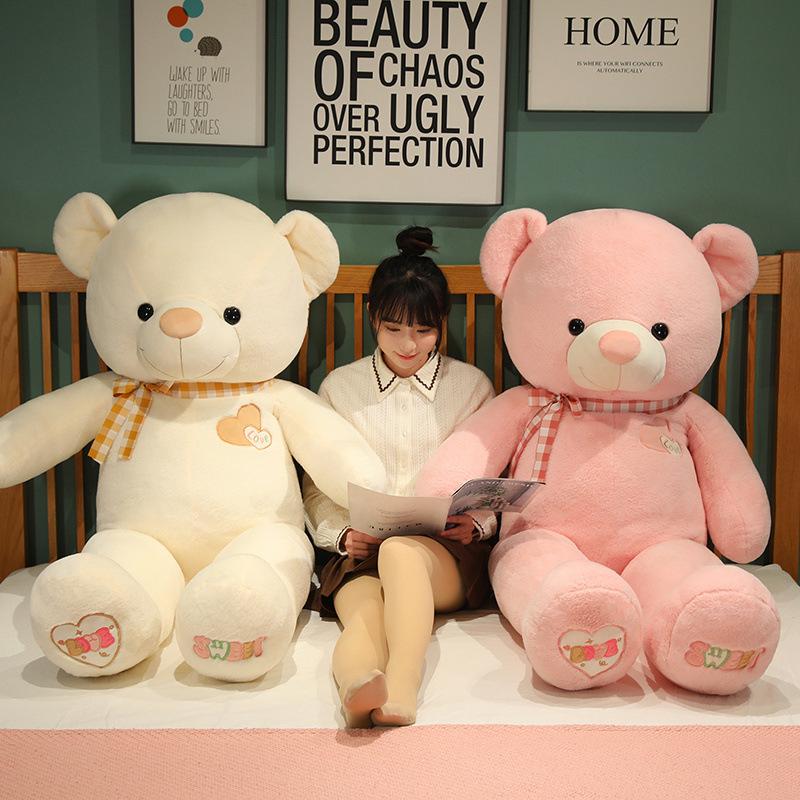Большая Плюшевая Игрушка Медведь Любви Большая Кукла Медведь Кукла для Объятий Девочка Тряпичная Кукла Подарок на День Рождения