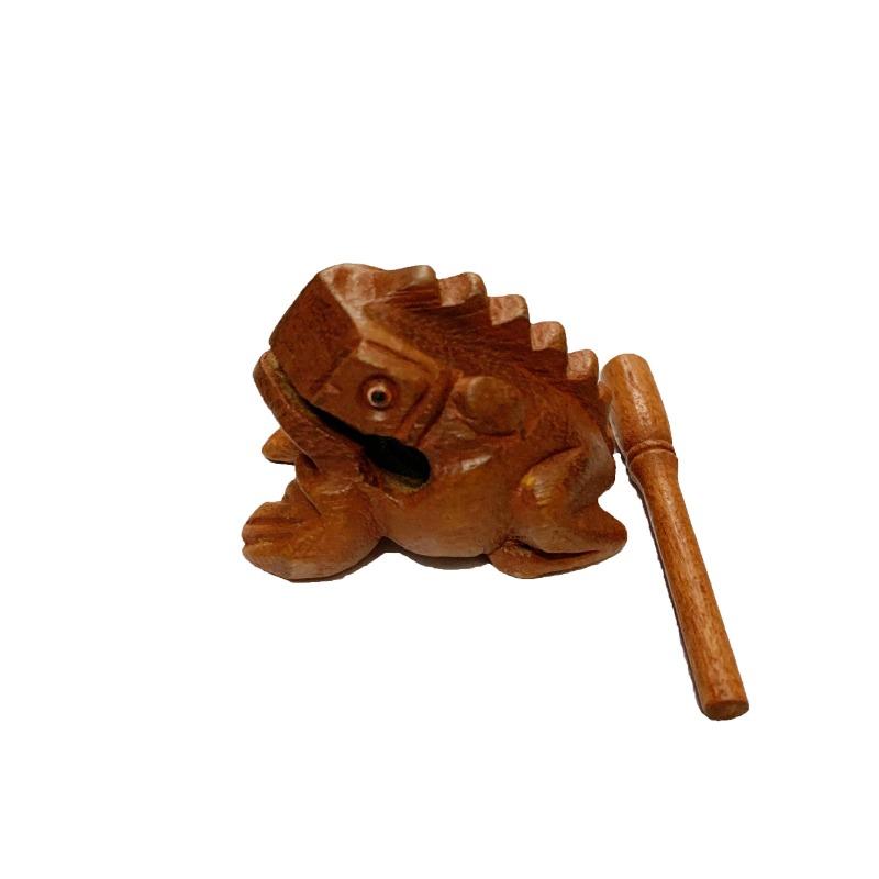 Таиландская лягушка, резьба по дереву, украшения, вырезанная вручную жаба, креативные вокальные игрушки, жаба из цельного дерева, ремесло, живописные сувениры