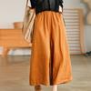 Женские летние весенние брюки Широкие oversized Прямые Однотонные Эластичный пояс Сочетать с верхом Карманы Глубокая промежность Женские брюки длиной 3/4 Женская одежда