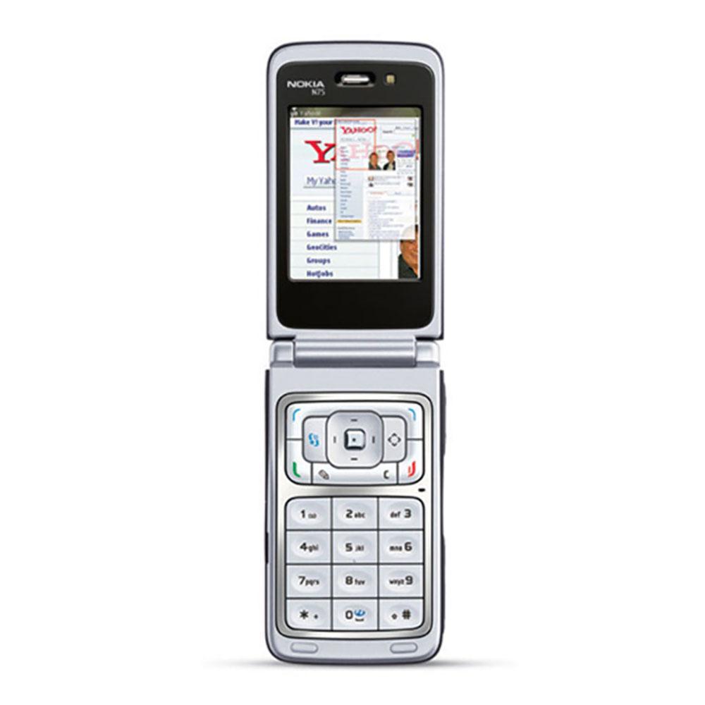 Восстановленный Nokia Разблокированный Оригинальный Nokia N75 3G Мобильный телефон с 1 SIM