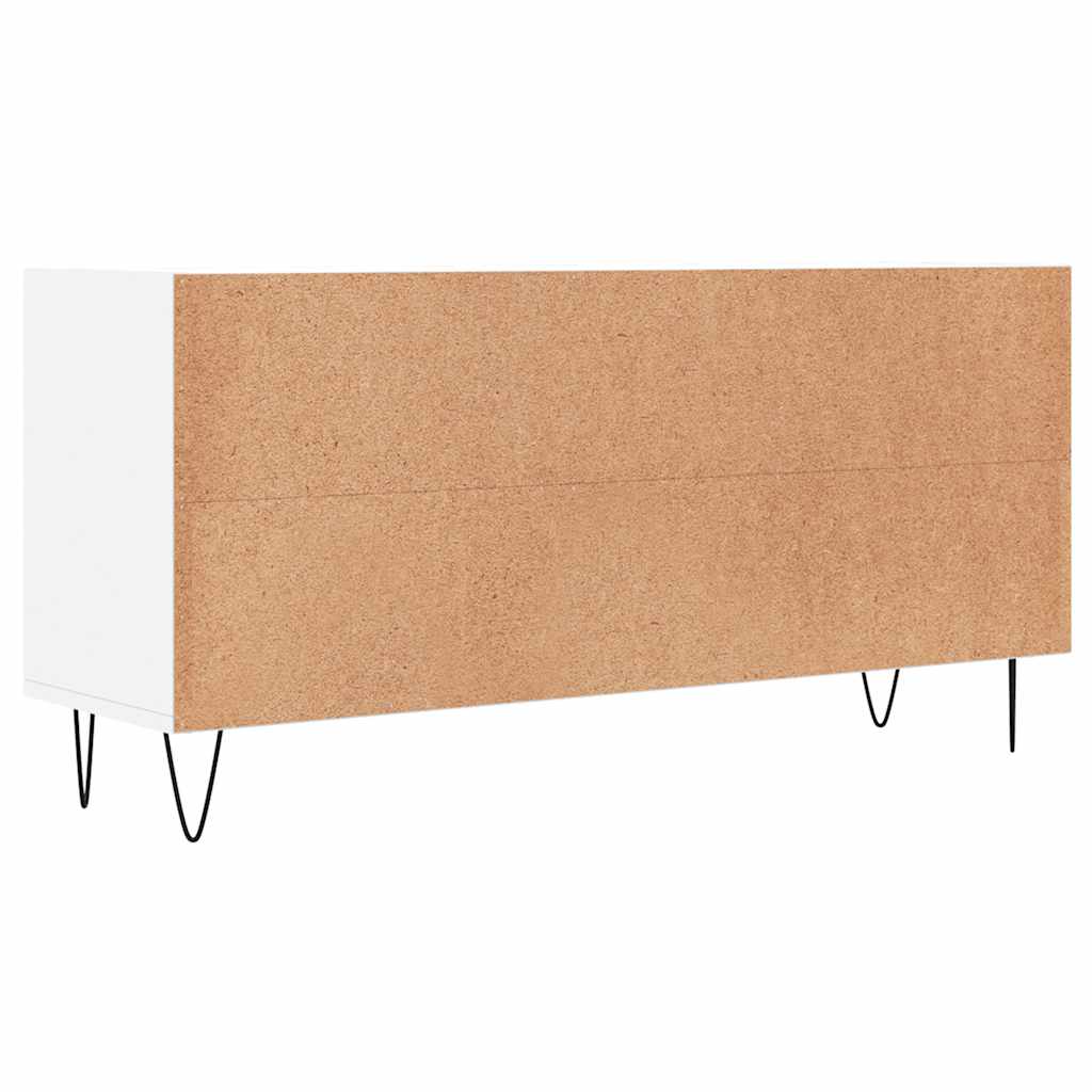 TV Cabinet White 103.5 x 30 x 50 cm Particleboard
