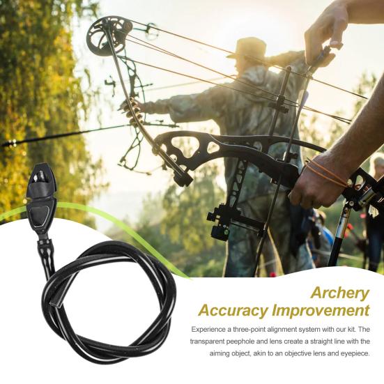 Прицелы для стрельбы из лука с резиновой трубкой Прицелы для лука Тетива