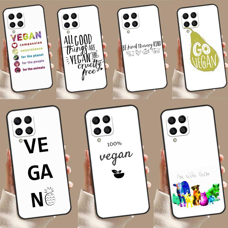ЛЮБОВЬ К ОВОЩАМ Вегетарианские Цитаты ВЕГАНСКИЙ Для Samsung Galaxy M20 M30s M31 M51 M15 M55 M13 M23 M33 M53 M12 M32 M52 M14 M34 M54 Чехол