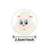 500pcs 1inch Cartoon Animal Children Sticker Label Thank You Cute Toy Game Sticker DIY Gift Sealing Label Decoration Supp KTY