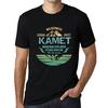 Men’s Vintage Tee Shirt Graphic T Shirt Mountain Explorer KAMET Deep Black