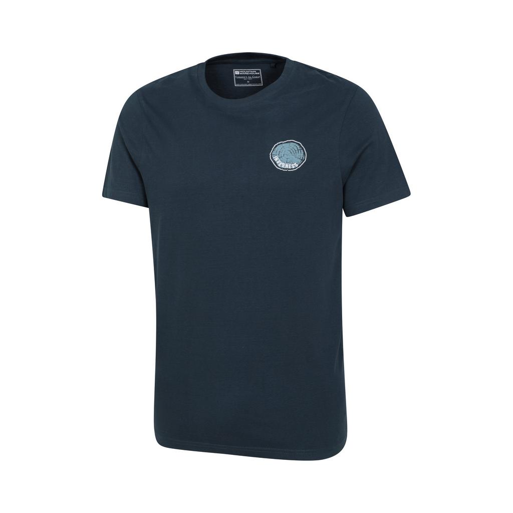 Mountain Warehouse Mens Inverness Tree Ring Organic T-Shirt