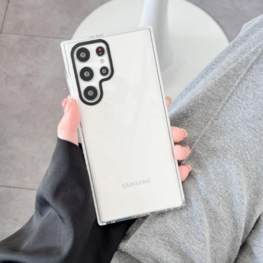 Прозрачный чехол для телефона Samsung Galaxy 25 Ultra- Прозрачный мягкий противоударный чехол из ТПУ для Samsung S25/S24/S23/S25plus/S24Plus/S24Ultra