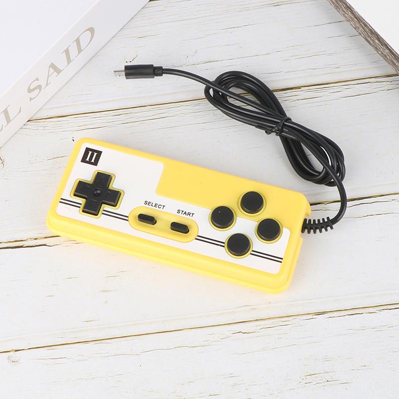 1PCS New Classic Retro Version Of Home Fc Plug-in Double Handheld Game Console Handle