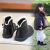Girls Boots Winter White Princess Shoes Children's Short Boots Baby Girl Shoes Velvet Winter Shoes Little Girl Martin Boots