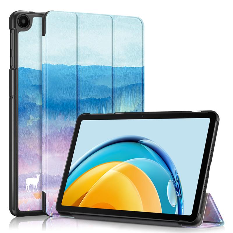 Чехол для планшета Funda для Huawei Matepad Se 10,4 дюйма 2022 Чехол Ags5-l09/w09 кожаный складной окрашенный чехол для Huawei Matepad Se 10,4 Чехол