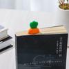 3pcs Reading Lovers Silicone Book Make Cartoon Carrot Page Flipping Label Reading Bookmark  Gift