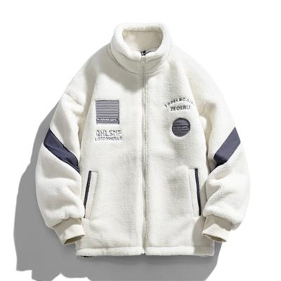 Зимняя кашемировая куртка с воротником-стойкой, уличная мужская теплая толстая куртка с хлопковой подкладкой в ​​стиле ретро