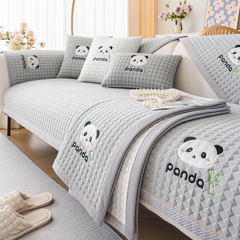 Sofa Cushion Cool In Summer Doudou Non-Slip Seat Cushion New Modern Simple Mat Sofa Cover Cool Cushion