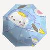 1pc Love Penguin Heart-Shaped Automatic Opening/Closing Umbrella with Foldable Design, Perfect for Outdoor Use and Festive Gifts.K054