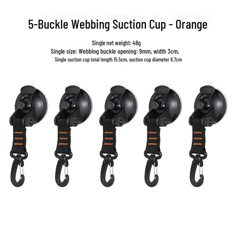 Suction Cup Hook for Wall, Glass, and Car Roof Tent Storage
