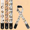 Personalized Cartoon Printed Guitar Strap Folk Wooden Electric Guitar Strap Bass Universal Shoulder Strap Guitar Accessories